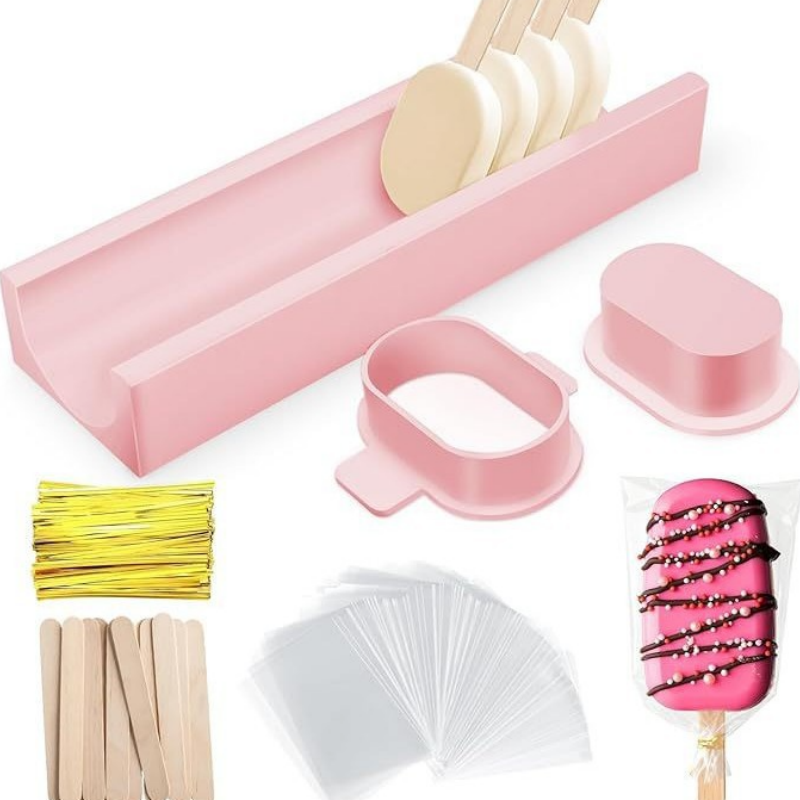 ケーキポップ型セット（トレイ付き）ノンスティック再利用可能ケ - Baking Kitchen Set のレビューと価格