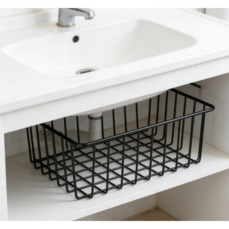 1Pc 段付き吊り下げ収納バスケットキッチンワードローブ寮デ - Kitchen Uncle のレビューと価格