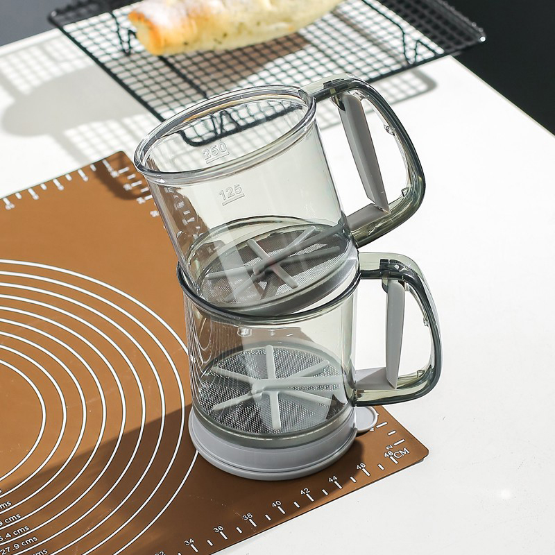 キッチン用粉ふるい、手動式半自動粉ふるい、粉を振るうための粉 - Kitchen Baking Rack のレビューと価格