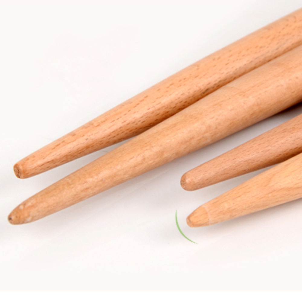 丈夫な木製麺棒。先端が尖った形状で、中国伝統のスタイル。パス - Kitchen Roller Baking のレビューと価格