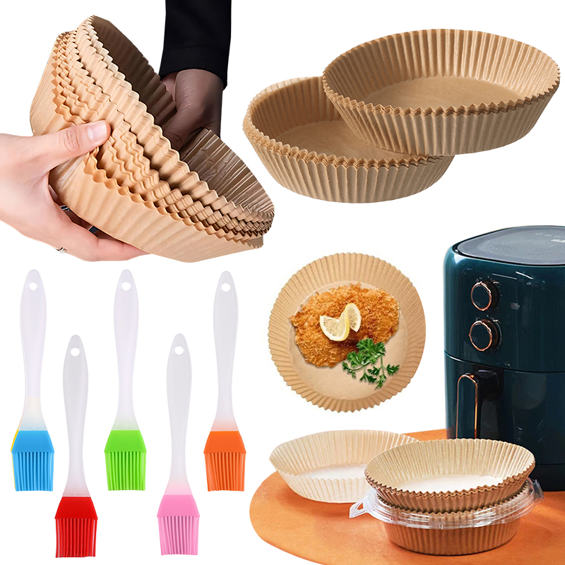 50/100枚入り エアフライヤー用紙皿 ランダムカラー オ - Baking Kitchen Set のレビューと価格