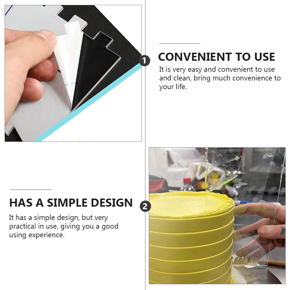 6本セットのケーキスクレーパーキット。家庭用ベーキングに最適 - Baking Kitchen Set のレビューと価格